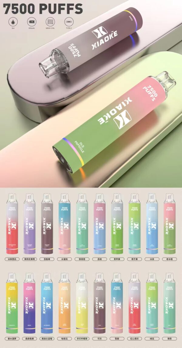 微信图片_20250528143308 新品【XIAOKE梟客 抛棄式7500口 】可充電🔋 限時活動 ✨滿7隻送一隻✨